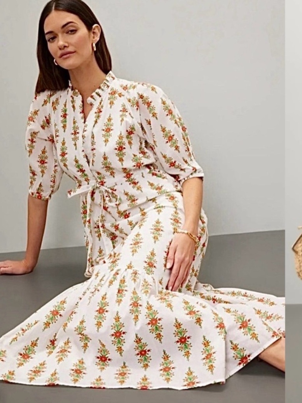 Banjanan Floral Print Betty Dress size medium.
